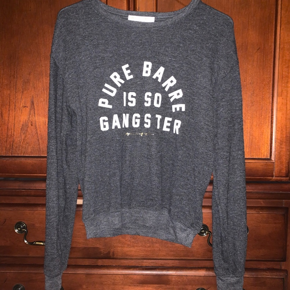Pure Barre Spiritual Gangster Light Sweatshirt